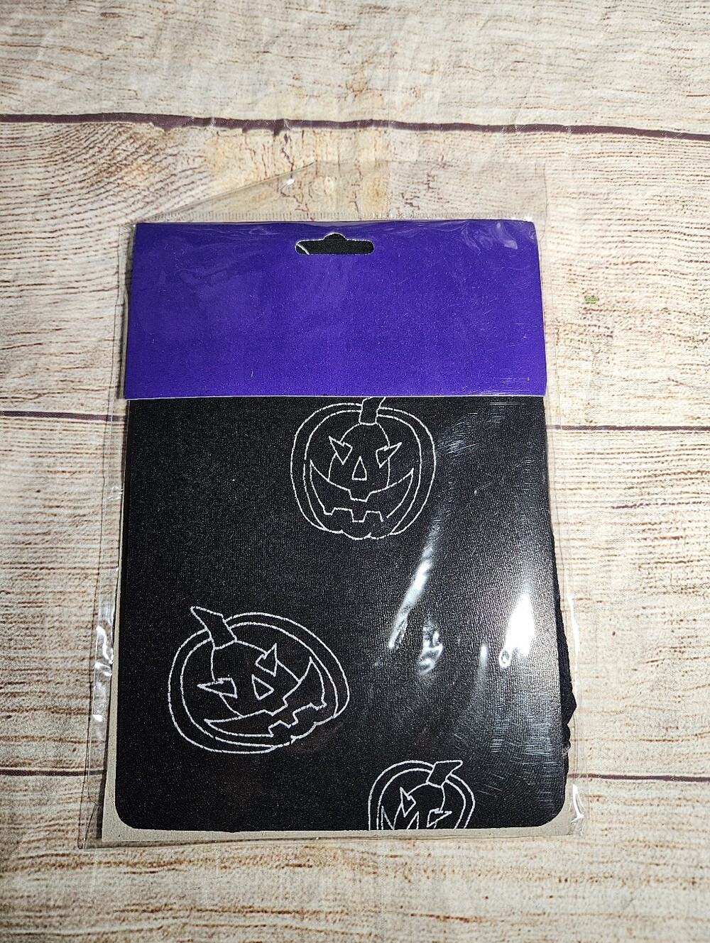 Spooky halloween black jack o lantern tights stockings